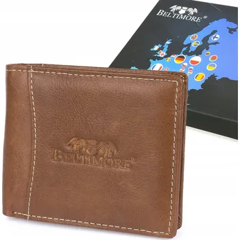 Peněženka Beltimore peněženka přírodní kůže hnědá - muž