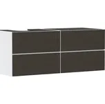 Skříňka pod umyvadlo pod desku Hansgrohe Xevolos E 137x55,5x55 cm bílá matná 54236660