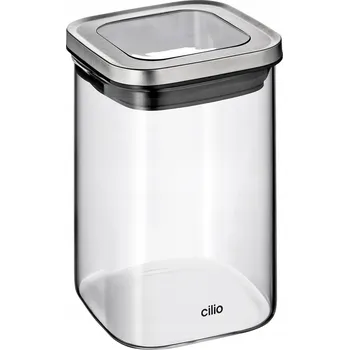 Dóza na potraviny Kuchyňská dóza 1 L sklo 10 x 10 x 14,5 CM