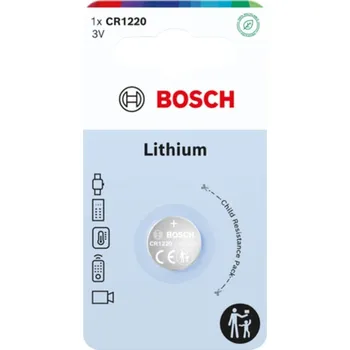 BOSCH Lithium CR1220B1-00 Baterie CR1220, 1 ks