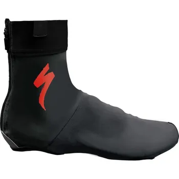 Cyklistické návleky Návleky na tretry Specialized shoe cover s-logo white/red M 2019
