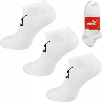 Pánské ponožky Bavlněné Ponožky PUMA BASIC SNEAKER, 3 kotníkové ponožky - 43-46