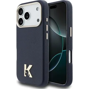 Náhradní kryt pro mobilní telefon Karl Lagerfeld kryt pro iPhone 17 Pro s MagSafe Klhmp17L5Pgfkhgb (Pu Fw W/ Khead Logo) modré