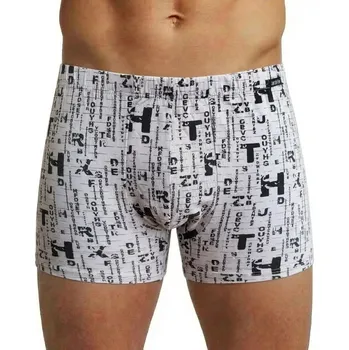 Pánské spodní prádlo Andrie PS 5947 šedé světlé pánské boxerky Barva: šedá světlá, Velikost: M