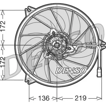 Auto-moto Větrák, chlazení motoru DENSO DER21006