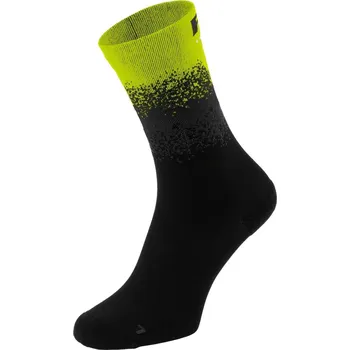 Ponožky R2 Steep blk/neon yel L