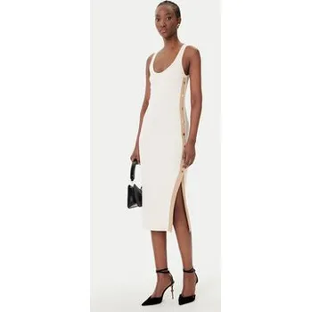 Dámské šaty Elisabetta Franchi Úpletové šaty AM-03S-61E2 Béžová Regular Fit 38