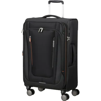 American Tourister WANDERLITE Spinner 68cm Černá Shadow Black Rozšiřitelný 73/81L