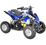 Akumulátorová čtyřkolka - HECHT 54100 BLUE (Akumulátorová čtyřkolka HECHT 54100 nabízí spolehlivý a tichý provoz. S rozměry 100 x 59 x 60 cm a hmotností 42 kg je snadno ovladatelná. Díky baterii 36 V / 12 Ah s 1000 W výkonem dosahuje max. rychlosti 25 km/