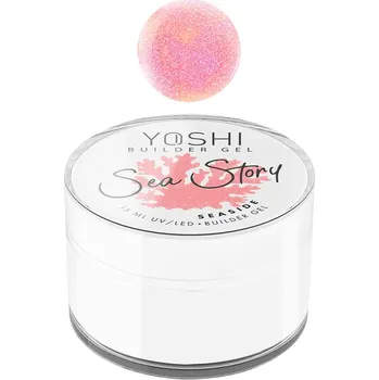Lak na nehty YOSHI Sea Story: Seaside; builder gel (15 ml)