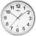 Kovové hodiny stříbrné PRIM Radio Control ? 303 x 45 mm