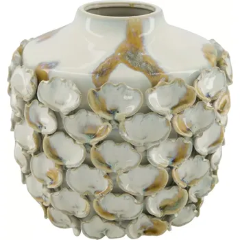 Váza Lahvová váza kulatá, keramika, 25,5x25,5x23,5 cm (C7.cz prodává vysoce kvalitní dekorativní výrobky. Přijeďte se o kvalitě výrobků přesvědčit do našeho kamenného obchodu na vlastní oči.)