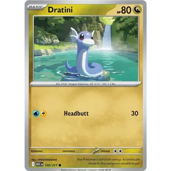 Sběratelská karetní hra Dratini 150/217 - Ascended Heroes Typ karty: Pokéball Reverse