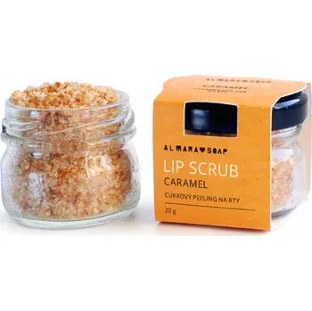 Pleťová kosmetika ALMARA SOAP - lip scrub peeling na rty CARAMEL