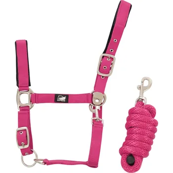 Supreme ohlávka + vodítko Fuchsia Velikost: COB