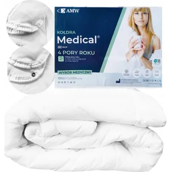 přikrývka Přikrývka AMW celoroční antialergická 160x200 cm silikonová vlákna