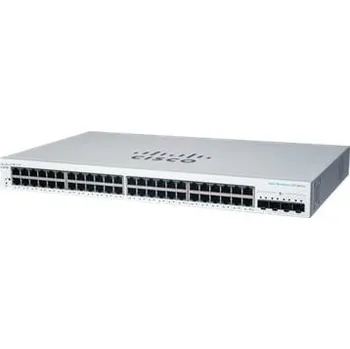 Switch Cisco CBS220-48T-4X Řízený L2 Gigabit Ethernet (10/100/1000) Bílá