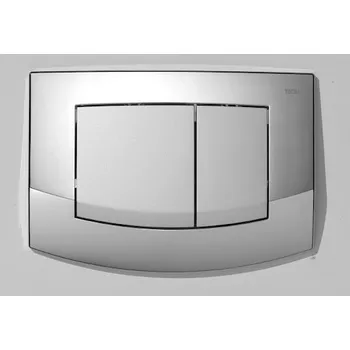 Splachovací tlačítko Ovládací tlačítko Tece Ambia plast chrom mat 9240254