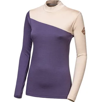 Dámská mikina SENSOR MERINO EXTREME UP dámská mikina dl.rukáv grape purple/beige L
