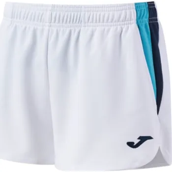 Dámské oblečení Dámské kraťasy JOMA TERRA DANUBIO, barva bílá - zářivě tyrkysová - tmavě modrá, velikost M