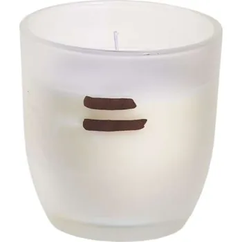 Svíčka SPAAS Svíčka ve skle s nápisem - symbol ROVNÁ SE