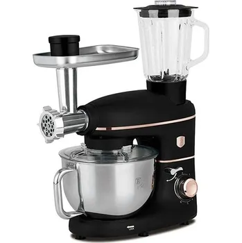 Kuchyňský robot Berlingerhaus Kuchyňský robot s mlýnkem a mixérem 1500 W Black Rose Collection + Doprava ZDARMA