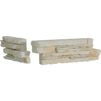 Obklad Krajovka Vaspo Kámen považan bílá 6,7x20,5x11,5 cm V532031