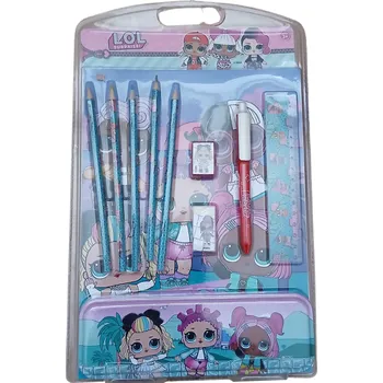 Dětské zboží EUROSWAN Kreslící sada LOL Surprise – penál s výbavou (11 ks)