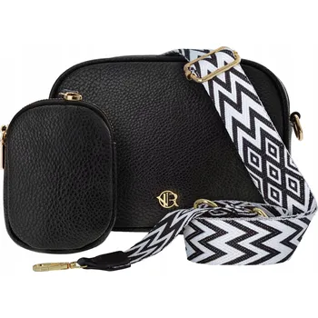 Kabelka Taška kabelka přes rameno Rovicky , eko kůže černá