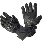 Cappa Racing Rukavice moto CAP kožené dlouhé černé M Velikost: M