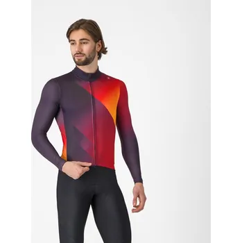 cyklistický dres Dres Castelli Amplify Thermal dark night shade XXL - doprava zdarma