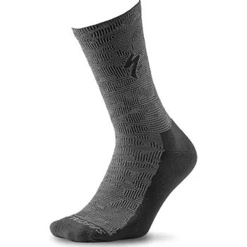 Ponožky Specialized Primaloft Lightweight Tall blk/char terrain S