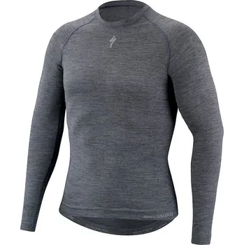 Pánské tričko Triko Specialized Seamless Merino Underwear LS gry S 2021 - doprava zdarma