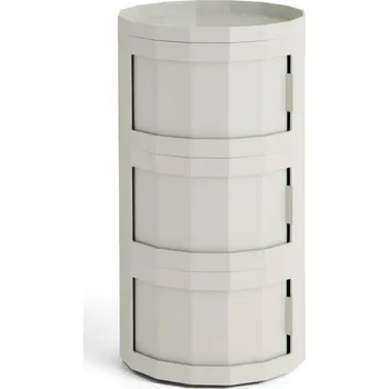 Noční stolek HAY Úložný stolek Facet Cabinet 30, misty grey