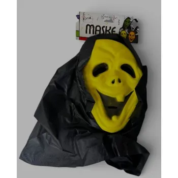 Vánoční dekorace LEVNO Halloween maska - různé barvy BARVA: Žlutá Nové zboží