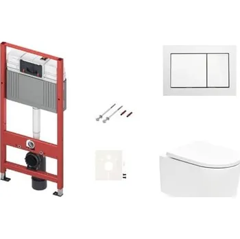 Klozet Závěsný WC set do lehkých stěn / předstěnová SAT SIKOTSTOR72400