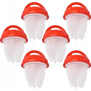 SILIKONOVÉ FORMIČKY PRO VAŘENÍ VAJEC V KOŠILCE BEZ SKOŘÁPKY