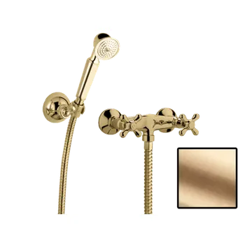 Vodovodní baterie Sprchová baterie Paffoni Ricordi se sprchovým setem 150 mm bronz IR168DBR