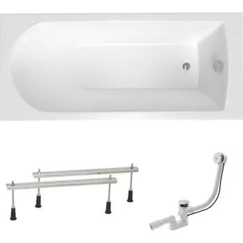 Vana Obdélníková vana SAT Savero plus 160x75 cm akrylát levá i pravá SATSAV1600AN