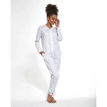 Dámské pyžamo Overal Cornette 386/258 Barva: šedá, Velikost: XL
