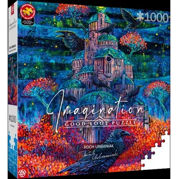 Dětské zboží Good Loot GLO Imagination: Roch Urbaniak - Raven Queen's Fortress Puzzles 1000
