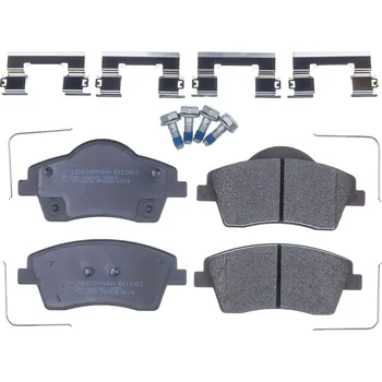 Brzdová destička Sada brzdových destiček, kotoučová brzda DENCKERMANN B111663