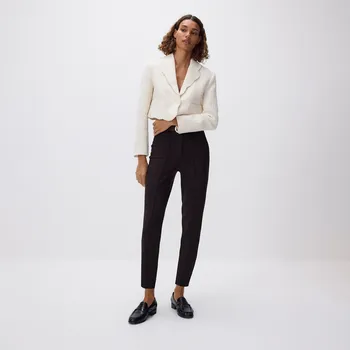 Dámské kalhoty Reserved - Kalhoty s prošíváním - hnědá - 727JC-88X - 727JC-88X-L