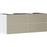 Skříňka pod umyvadlo pod desku Hansgrohe Xevolos E 137x55,5x55 cm bílá matná 54196390