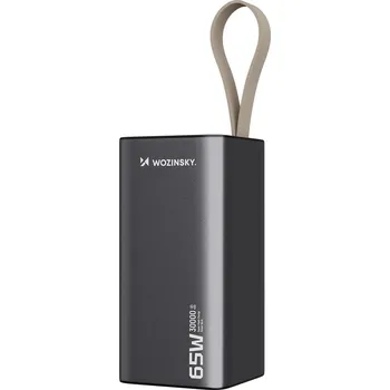 Powerbanka Powerbanka WOZINSKY 30000mAh - 65W - 2x USB-C + 1x USB-A - šedá