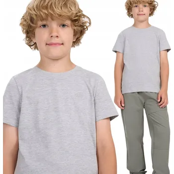 Chlapecké tričko 4F dětské tričko šedé bavlna velikost 122