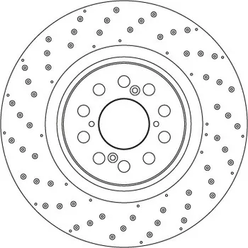 Brzdový kotouč Brzdový kotouč TRW DF6931S