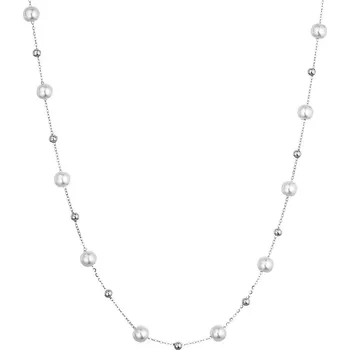 Náhrdelník Stříbrný náhrdelník s shell perličkami 12184.1