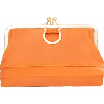 Peněženka Kaletnik peněženka z pravé lícové kůže oranžová - dámská