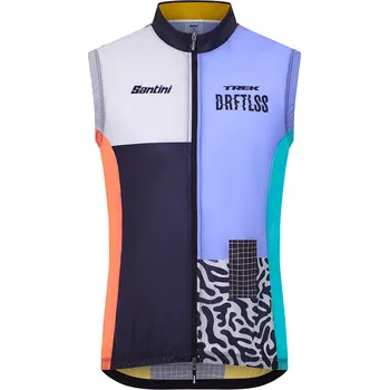 Sport Replika cyklistické vesty Santini týmu Trek Driftless SIZE: XS, COLOR_NAME: tmavě modrá/Light Blue